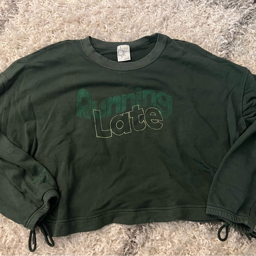 Aerie Dark Green Crop Top